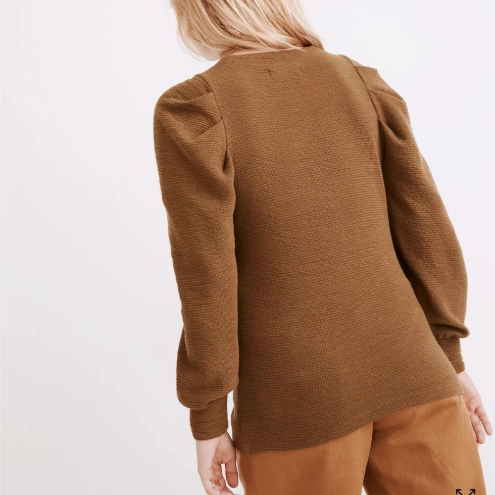 NWT Madewell Pleated Top - Picture 3 of 10